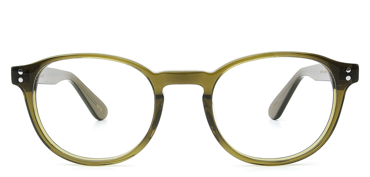 Brodie glasses in Olive Green – Heyelander, exclusive to J.HYDE