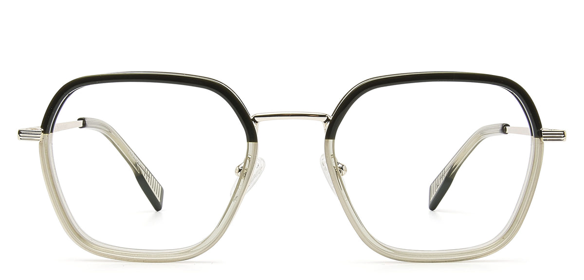 Kenna glasses in dark and light green – Heyelander, exclusive to J.HYDE