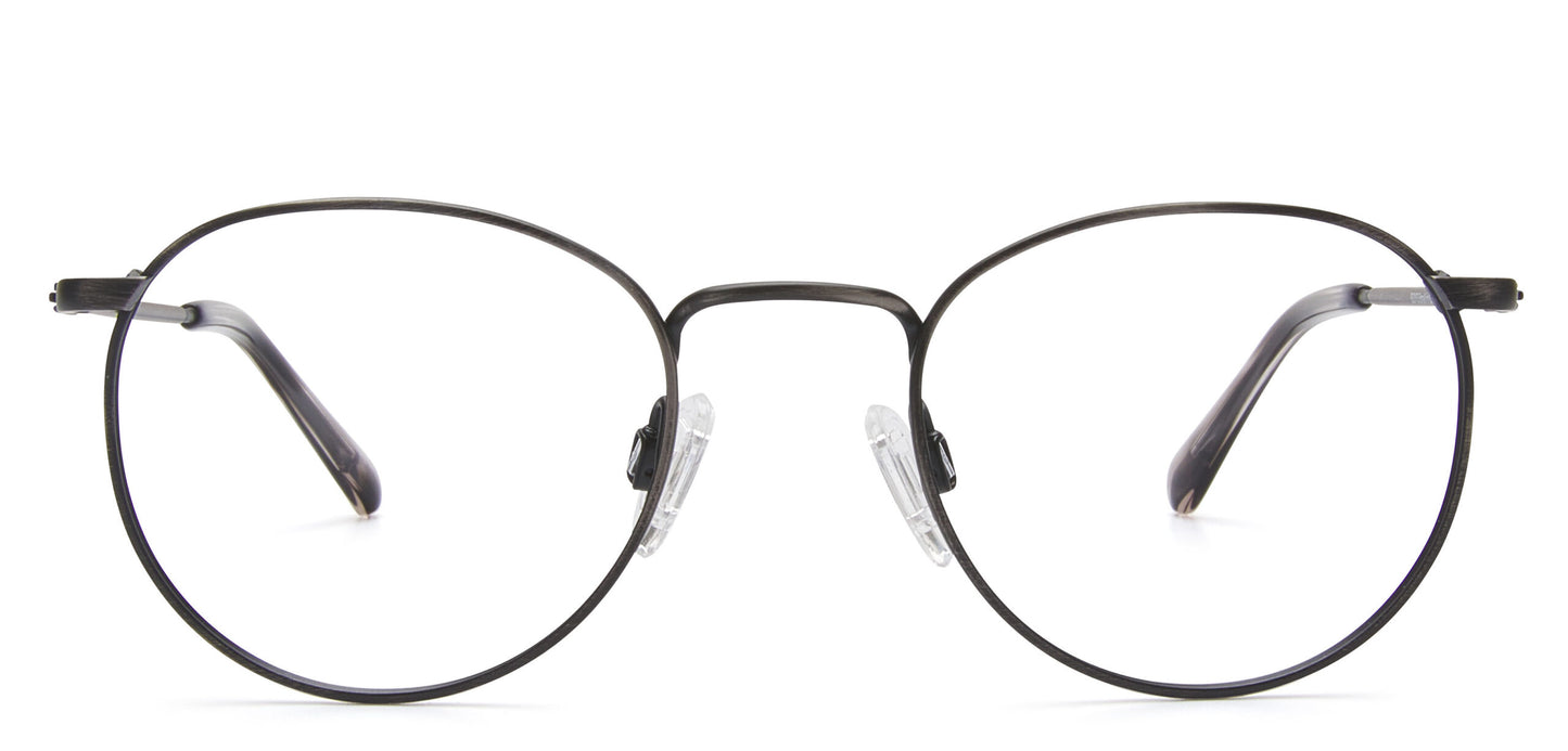 Timeless round titanium frames - durable and fashionable.