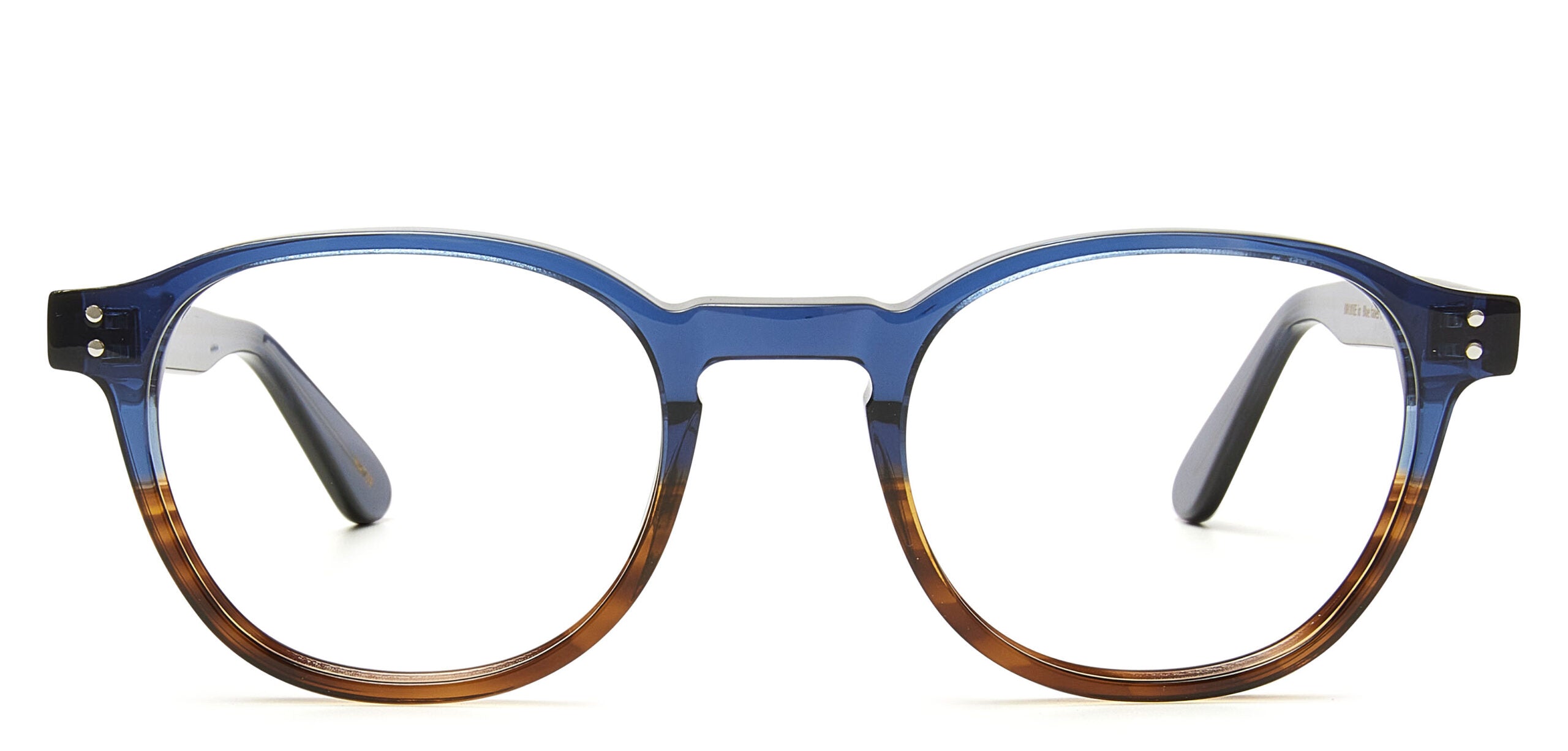 Brodie glasses in Blue Fades Tortoise – Heyelander, exclusive to J.HYDE