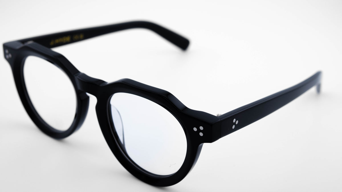 J.HYDE Horizon round browline glasses, Dr. J optical frame, colour 001