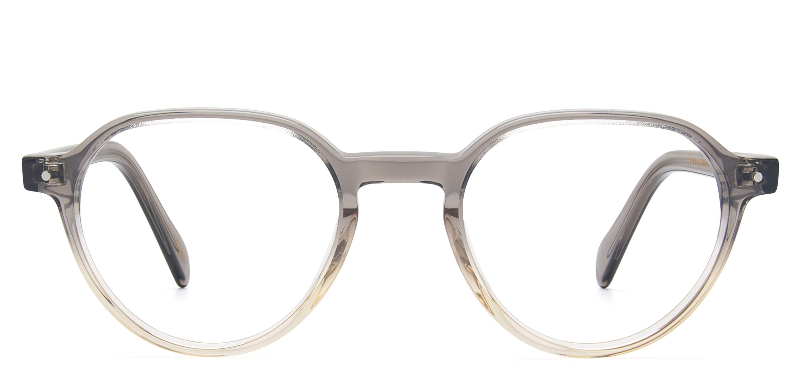 Paden glasses in Crystal Grey to Honey – Heyelander, exclusive to J.HYDE