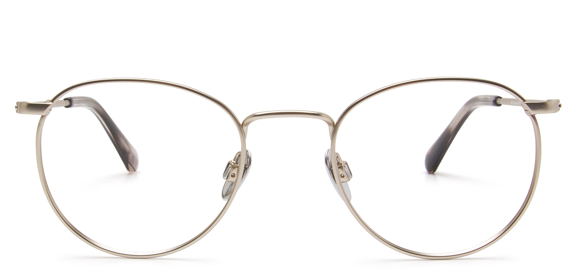 Timeless round titanium frames - durable and fashionable.