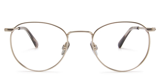 Timeless round titanium frames - durable and fashionable.