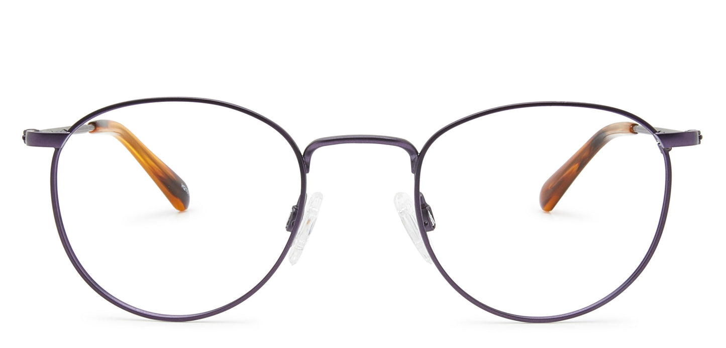 Timeless round titanium frames - durable and fashionable.