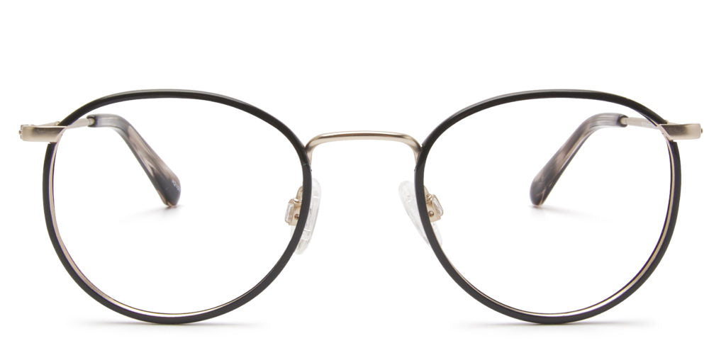 Timeless round titanium frames - durable and fashionable.