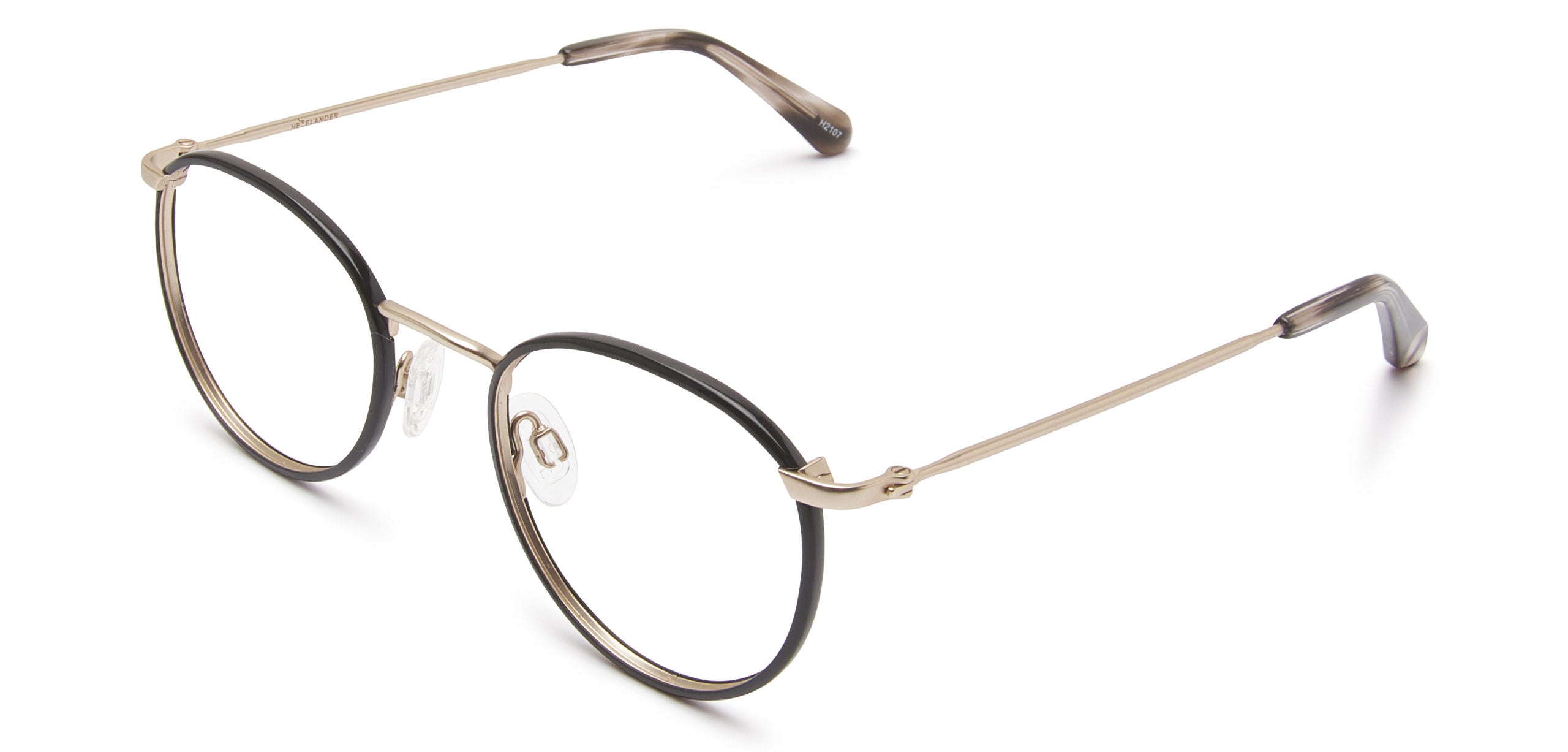 Timeless round titanium frames - durable and fashionable.