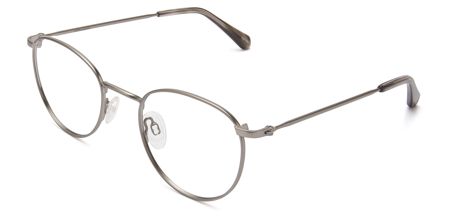 Timeless round titanium frames - durable and fashionable.