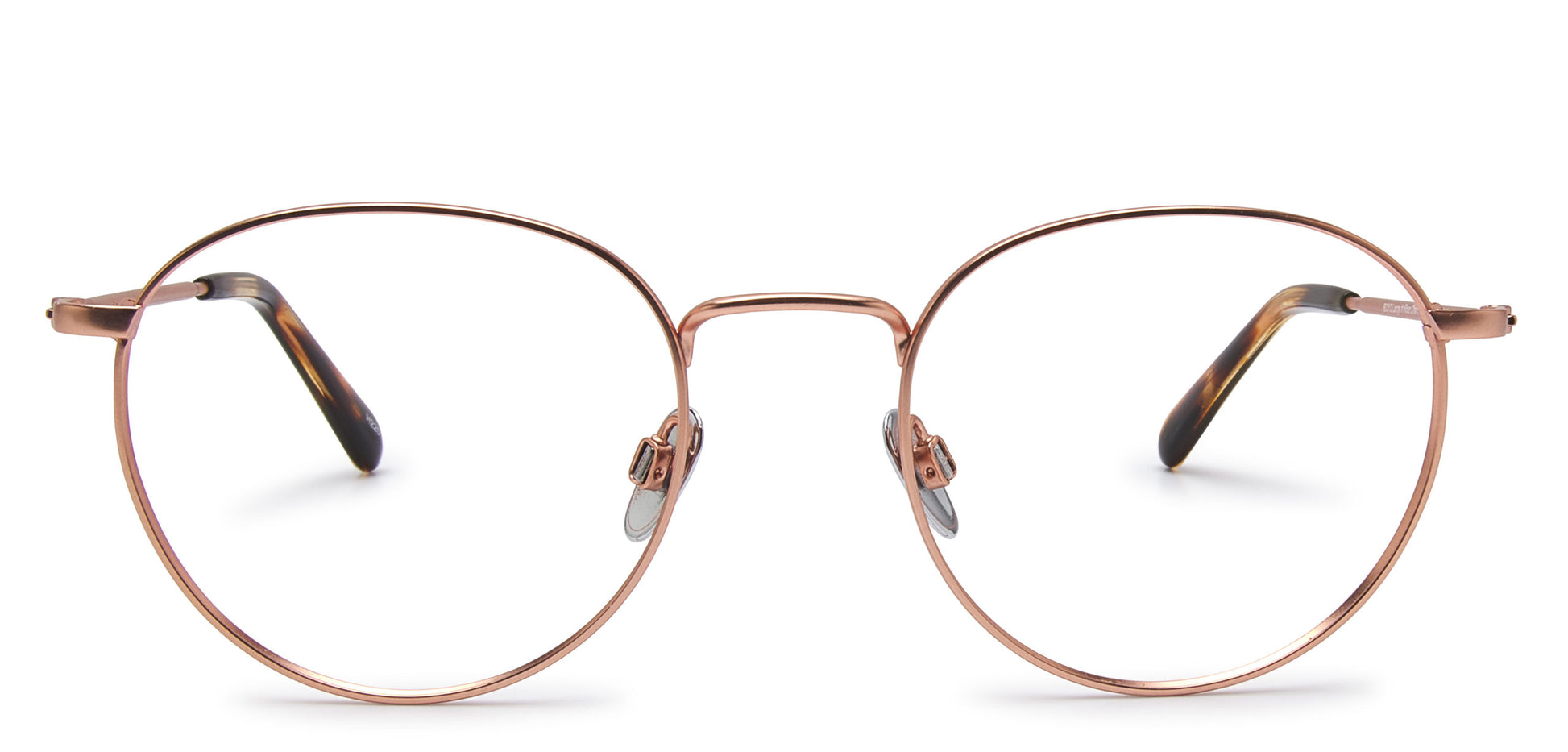 Timeless round titanium frames - durable and fashionable.