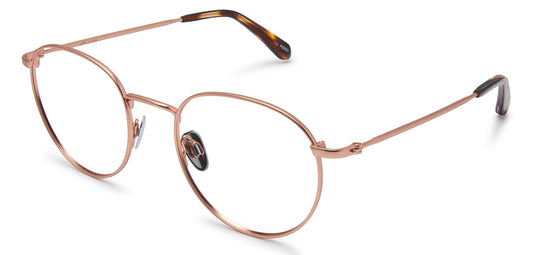 Timeless round titanium frames - durable and fashionable.