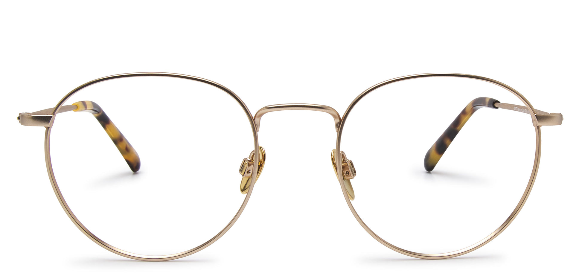 Timeless round titanium frames - durable and fashionable.