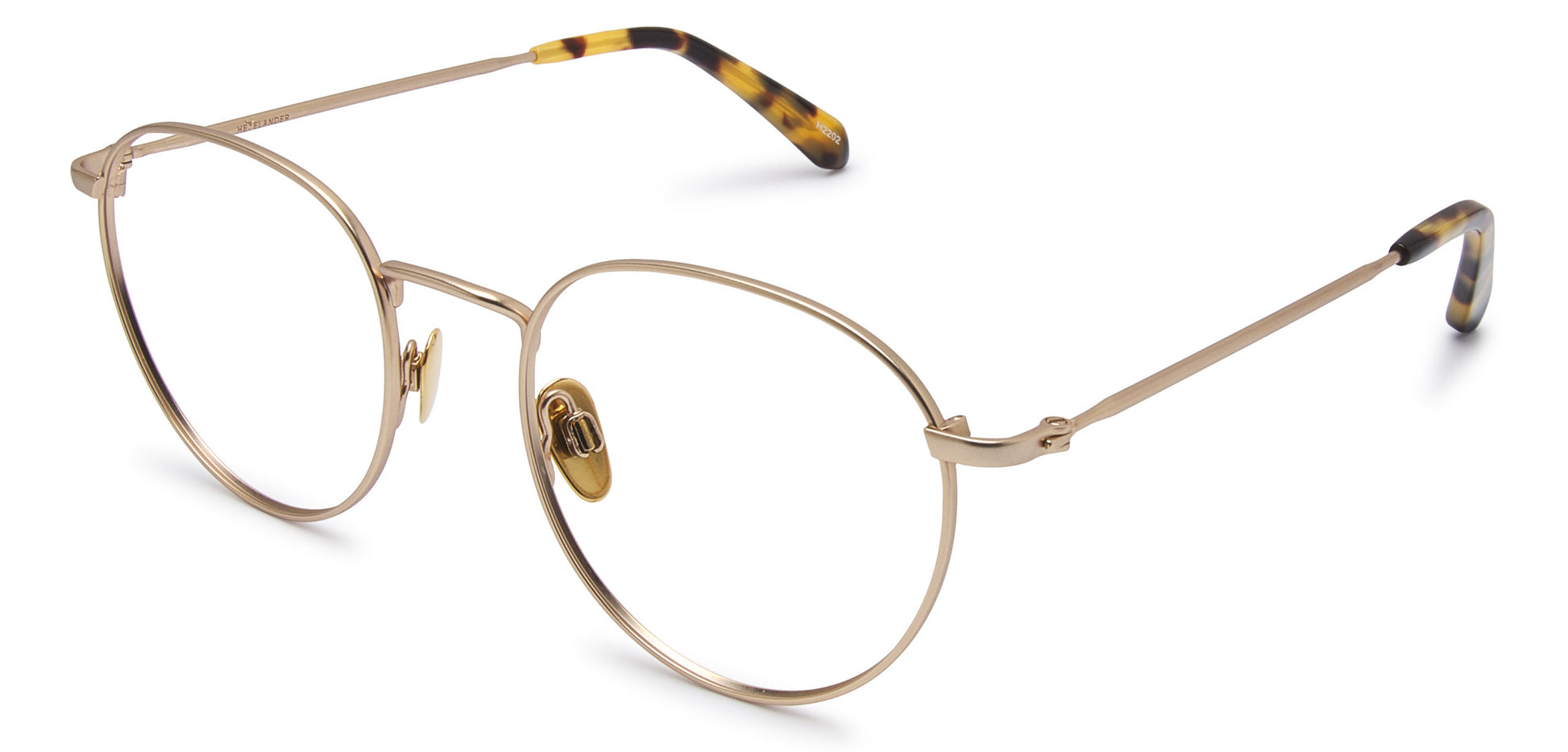 Timeless round titanium frames - durable and fashionable.