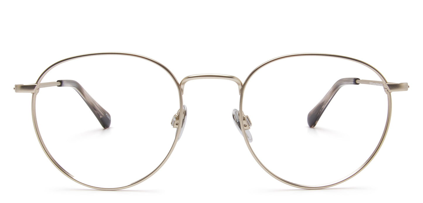 Timeless round titanium frames - durable and fashionable.