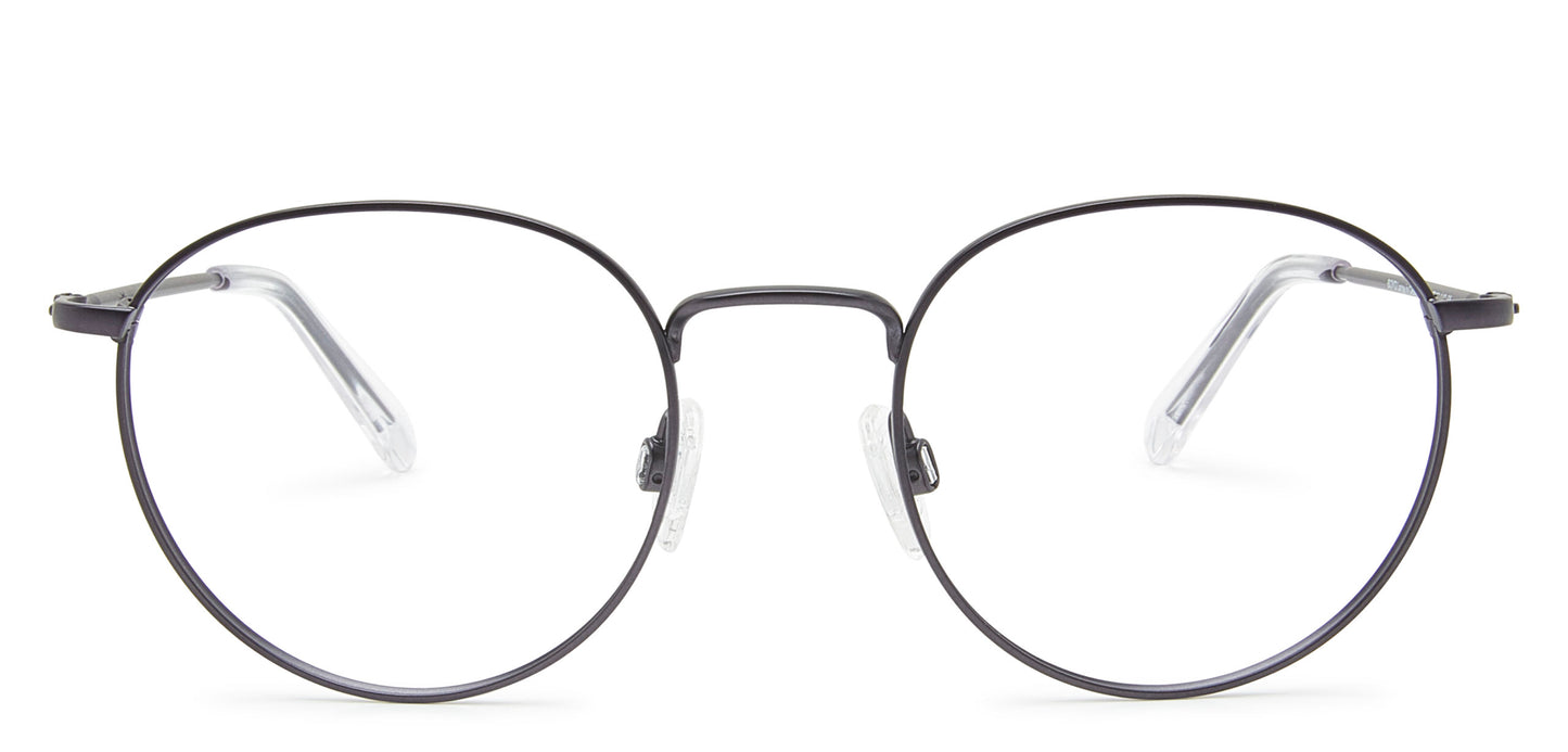 Timeless round titanium frames - durable and fashionable.