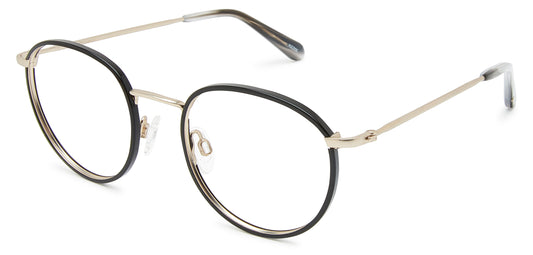 Timeless round titanium frames - durable and fashionable.