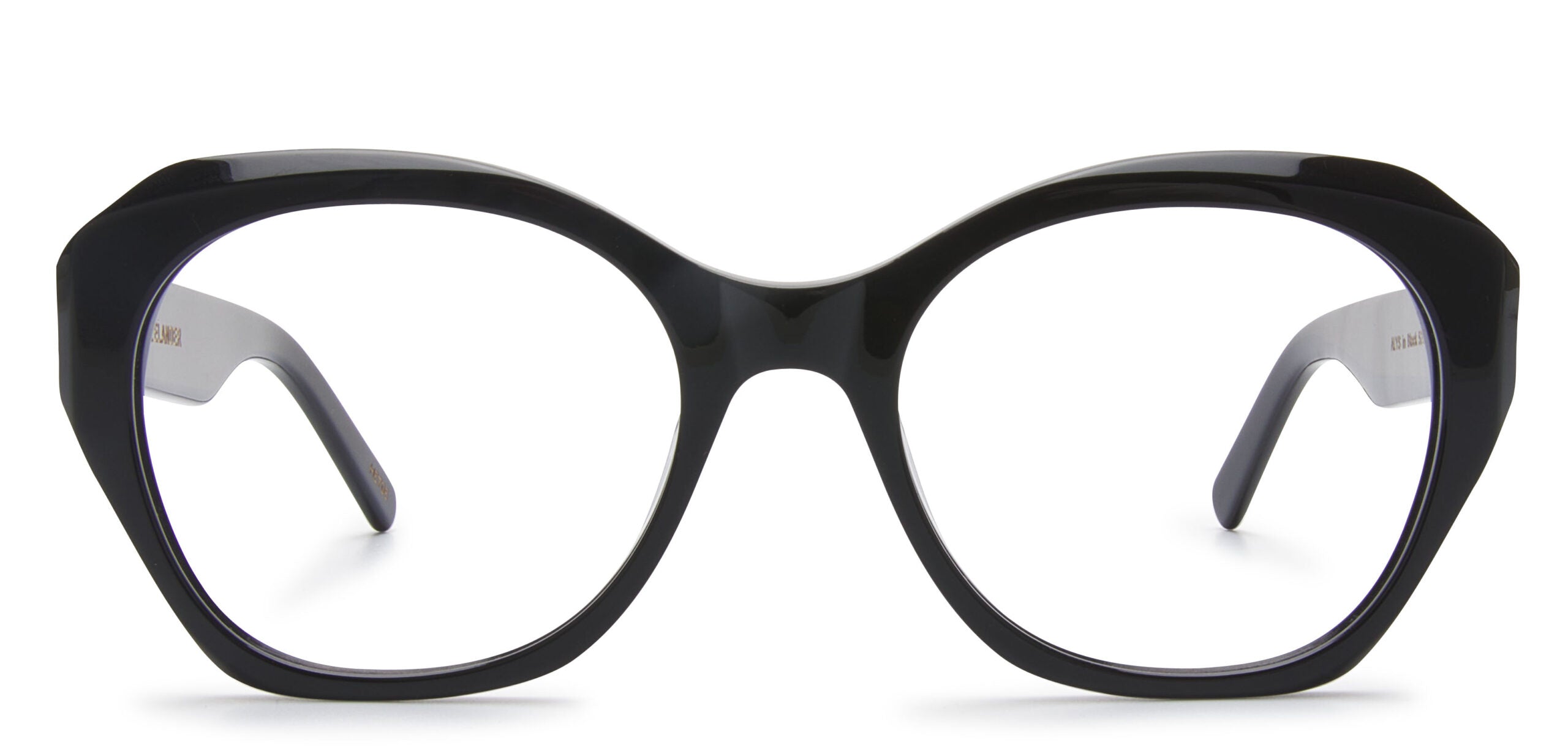 Glasses for eye outlet shape